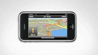 NAVIGON iPhone navigation application [upl. by Gnas]