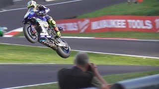 Cadwell Park Crashes amp Highlights British Superbikes BSB Test Day 24824 [upl. by Aniale]