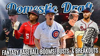 Fantasy Baseball Booms Busts amp Breakouts [upl. by Hcurob]