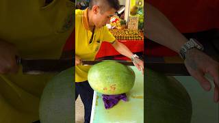 신기한 대만 대왕 수박  Giant Fruit Amazing Taiwanese Giant Watermelon  Taiwanese Street Food [upl. by Aicenaj423]