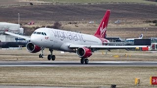 Virgin Atlantic Little Red  Aberdeen Airport Inaugural [upl. by Mildrid462]