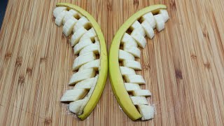 Pangyao ES is live Beautiful Banana cutting design [upl. by Harol230]