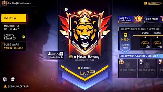 NIGHTHAWKS 2 GUILD MEMBERS REVEALED  HOW TO JOIN NIGHTHAWKS 2 FREE FIRE [upl. by Yrtneg]