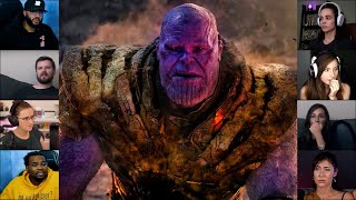 Death of Thanos  Avengers  Endgame  Reaction Mashup  avengers [upl. by Key]