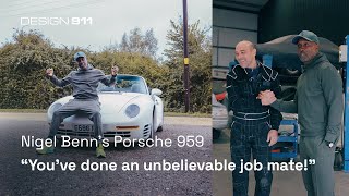 Nigel Benn Reunited with his Porsche 959 Conversion porsche959 nigelbenn porscherestoration [upl. by Leinahtan950]