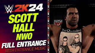 SCOTT HALL NWO WWE 2K24 ENTRANCE  WWE2K24 SCOTT HALL NWO ENTRANCE THEME [upl. by Tu]