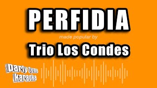 Trio Los Condes  Perfidia Versión Karaoke [upl. by Cari]