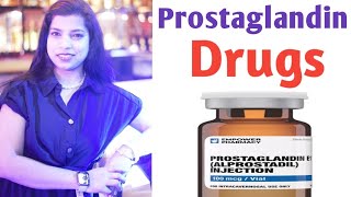 Prostaglandin Drugs  Prostaglandins Pharmacology  Prostaglandin Drugs In Hindi [upl. by Akialam]