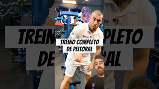 Use esses exercícios para treinar todo o peitoral treino treinodepeitoral academia shape fit [upl. by Torr]