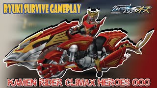 Kamen Rider Climax Heroes OOO  Kamen Rider Ryuki Survive GamePlay [upl. by Arebma868]