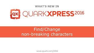 TOP 10 of QX2016 FindChange nonbreaking characters [upl. by Semreh]