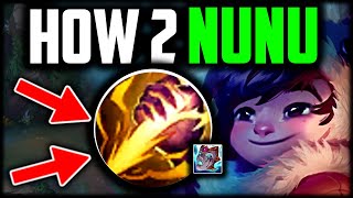 NUNU IS A BEAST  How to Nunu amp CARRY Best AP BuildRunes AP Nunu Guide Season 14 [upl. by Neenahs]