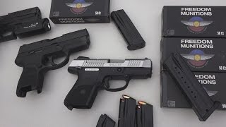 SIG Sauer P320 Sub Compact vs Ruger SR9c [upl. by Valentia702]