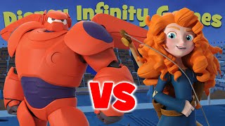 Disney Infinity Games  Season 4 Baymax vs Merida Disney Infinity 30 [upl. by Rosco]