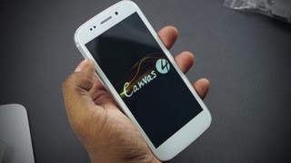 Micromax Canvas 4 A210  Unboxing amp Hands On  Cursed4Evacom [upl. by Yelda256]