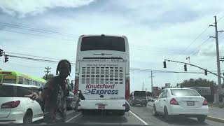 Knutsford express long king bus Spotting in Kingston heading to Montego bay sJames [upl. by Nova]