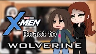 Xmen react to wolverinelogan  angst  xmen react  midnight gacha  marvel [upl. by Ardnua]