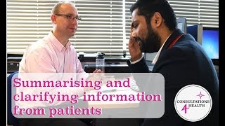 Summarising and Clarifying Gathered Patient Information  Gathering Information [upl. by Azarria]