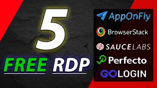 5 Best websites for rdp  cross browser test  remote desktop connection  gcloud vps  google vps [upl. by Ivie]