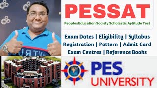 PESSAT 2024PES University BangalorePESSAT University BangalorePESSAT application form 2024Fees [upl. by Saunder]