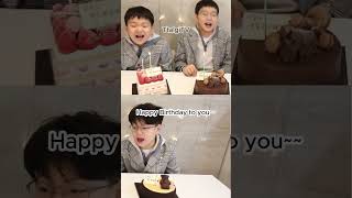 20220316 Song triplets birthday thankyou message  삼둥이 생일 케이크 축하 [upl. by Gintz524]