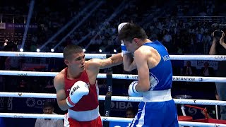 Finals 635KG ABDULLAEV RUSLAN UZB vs BAATARSUKH CHINZORIG MGL  IBA World Championships 2023 [upl. by Lusar]