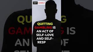 Quitting gambling is [upl. by Airednaxela]