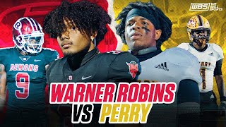 🚨 A THRILLER Down to The Last Play🔥  Warner Robins vs Perry Full Game Highlights [upl. by Enilekcaj]