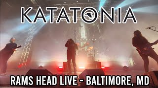 Katatonia At Rams Head Live  Baltimore MD 111123 [upl. by Enilatan]