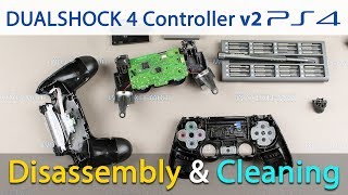 PS4 DualShock v2 controller disassembly and repair buttons cleaning [upl. by Benedikt507]