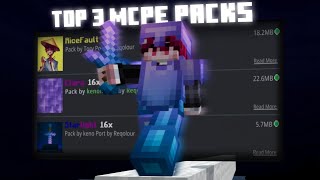 TOP 3 Texture pack MCPE PVP [upl. by Aitan]