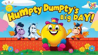 Humpty Dumpty Nursery Rhyme 🎶 Fun SingAlong for Kids  Humpty’s Great Fall [upl. by Atinauq]