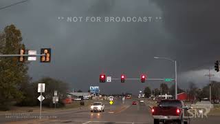 11042024 Watts OK  HP Tornadic Storm  Minor Damage  High Wind  Heavy Rain [upl. by Moffit]