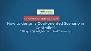 Learn LoadRunner Series  33  How to design a Goaloriented Scenario in Controller [upl. by Pressman525]