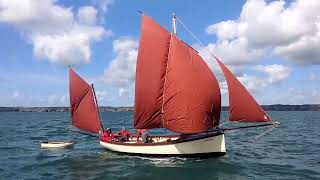 Heritage in full sail on Cleddau [upl. by Nnahgiel]