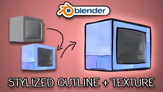 Stylized Outline and Shader Tutorial  Blender Eevee 43 [upl. by Suiratnauq]