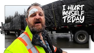 Coquihalla Pass • Highway Thru Hell • Yea I hurt myself • Super B Trucking Life 🇨🇦 [upl. by Sanchez116]