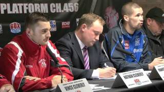 UNCUT FINAL NATHAN CLEVERLY v TONY BELLEW PRESS CONFERENCE PART 1  iFILM LONDON [upl. by Violetta]