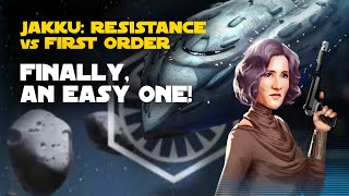 Jakku Resistance vs First Order Galactic Challenge  SWGOH GC X [upl. by Tirrej]