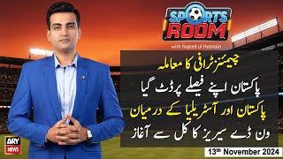 Sports Room  NajeebulHusnain  ARY News  13th November 2024 [upl. by Tamis]