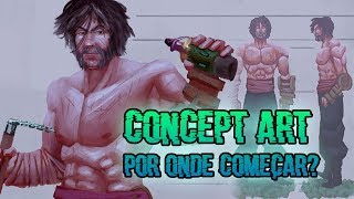 Concept Art  Dicas [upl. by Enelhtak]