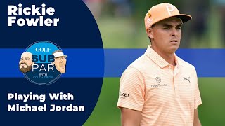 Rickie Fowler explains what its like playing Michael Jordan at The Grove XIII [upl. by Nelag]