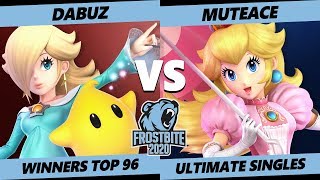 Frostbite 2020 SSBU Winners Top 96  Liquid  Dabuz Rosalina Vs MuteAce Peach Ultimate Singles [upl. by Roswell410]