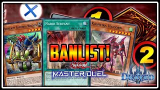 Master Duel BANLIST is Here Kashtira Superheavy amp More [upl. by Warde784]