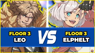 GGST ▰ Elphelt F3 vs Leo F3 Guilty Gear Strive Low Level Gameplay [upl. by Moshell]