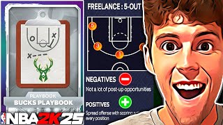 BEST FREELANCE AND PLAYBOOK IN NBA 2K25 MyTEAM USE THESE OFFENSIVE SETTINGS [upl. by Evol227]