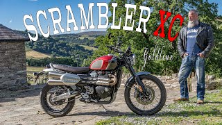 Triumph Scrambler 1200 XC Review The only Bonneville Modern Classic Motorcycle we hadnt ridden [upl. by Mctyre10]