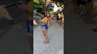 Ipanema Beach Rio de Janeiro Brasil 🌴 shortvideo travel praia shorts [upl. by Nave]