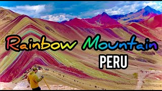 Rainbow Mountain Vinicunca  Peru Oct 2023 [upl. by Ntsuj]