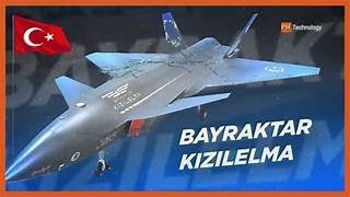 Turkish Bayraktar Kızılelma unmanned fighter aircraft [upl. by Anaert]